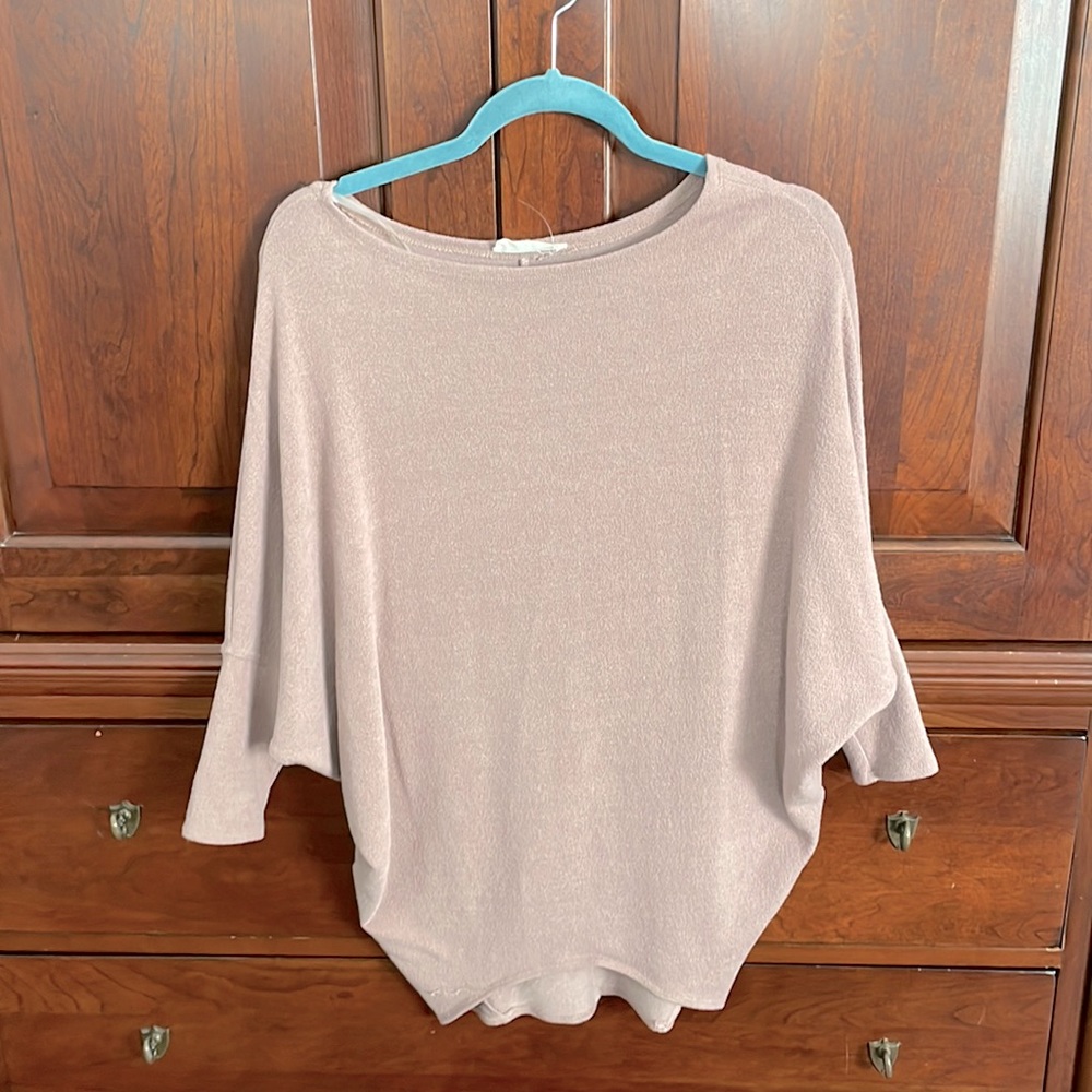 Julie Brand Sweater - mauve colored -size xs